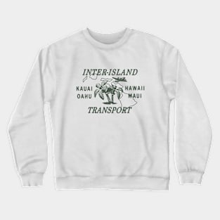 Vintage Inter-Island Airways by Buck Tee Crewneck Sweatshirt